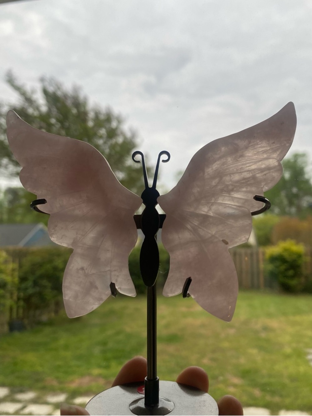 Rose Quartz Butterfly Wings
